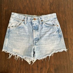 Women’s Wrangler cutoffs, size 29 (run small) 3” inseam
